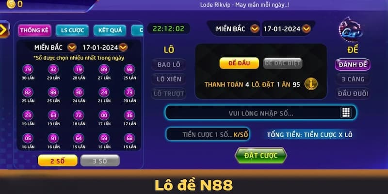 Các hình thức chơi xổ số N88 phổ biến