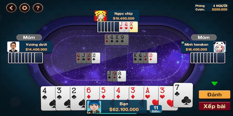 Chiến lược nâng cao khi chơi phỏm N88